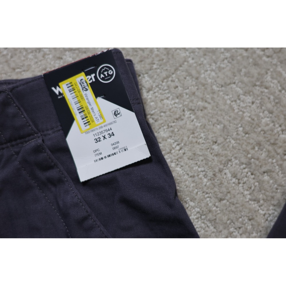 Wrangler ATG All Terrain Gear Mens Gray Cargo Pants 32x34 112357644 Stretch - Picture 3 of 6